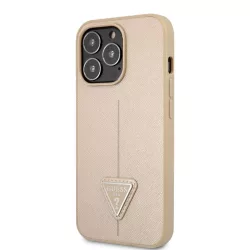   HUSĂ! - Husă din spate Apple iPhone 13 Pro GUESS GUHCP13LPSATLE - bej