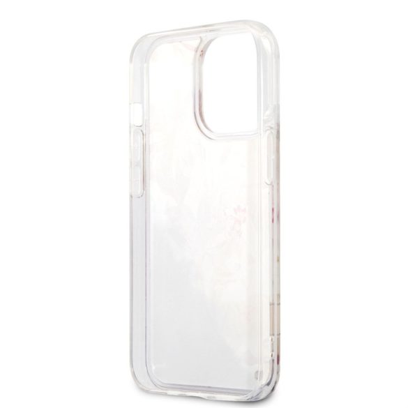 Husă din TPU cu sclipici lichid pentru Apple iPhone 13 Pro Max GUESS GUHCP13XLFLSU - violet