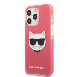   HUSĂ! - Husă din TPU pentru Apple iPhone 13 Pro KARL LAGERFELD KLHCP13LTPECPI - roz