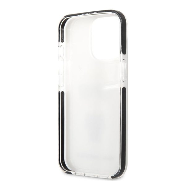 Husă din TPU pentru iPhone 13 Pro Max KARL LAGERFELD KLHCP13XTPEKCW - albă