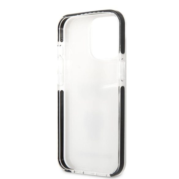 Husă din TPU pentru iPhone 13 Pro Max KARL LAGERFELD KLHCP13XTPEKCW - albă