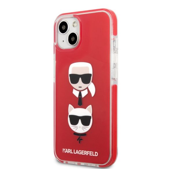 Husă din TPU pentru Apple iPhone 13 KARL LAGERFELD KLHCP13MTPE2TR - roșu