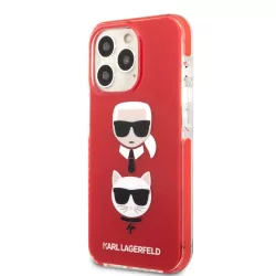   HUSĂ! - Husă din TPU pentru Apple iPhone 13 Pro KARL LAGERFELD KLHCP13LTPE2TR - roșu