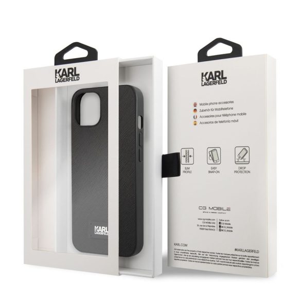 Husa din spate Apple iPhone 13 Mini KARL LAGERFELD KLHCP13SSFMP2K - negru