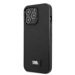   HUSĂ! - Husă din spate Apple iPhone 13 Pro KARL LAGERFELD KLHCP13LSFMP2K - neagră