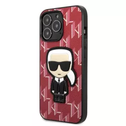   HUSĂ! - Husa din spate Apple iPhone 13 Pro KARL LAGERFELD KLHCP13LPMNIKPI - rosie