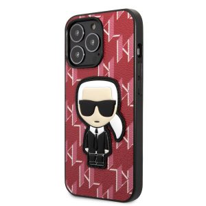 Husă din spate KARL LAGERFELD KLHCP13LPMNIKPI Apple iPhone 13 Pro Max - roșu