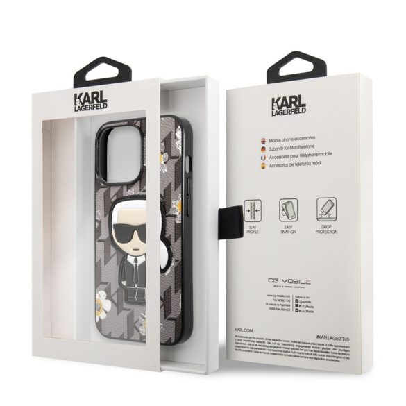 Husa din spate KARL LAGERFELD KLHCP13XPMNFIK1 Apple iPhone 13 Pro Max - gri