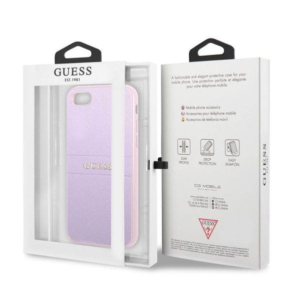 Husa din spate Apple iPhone 7/8/SE 2020/SE 2022 GUESS GUHCI8PSASBPU - negru