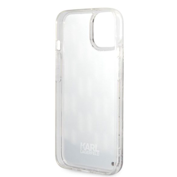 Husă din spate TPU lichid pentru Apple iPhone 14 Plus KARL LAGERFELD KLHCP14MLMNMK - neagră