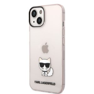 HUSĂ! - Husă din TPU pentru Apple iPhone 14 Plus KARL LAGERFELD KLHCP14MCTTRI - roz