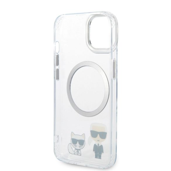 Husă din TPU pentru Apple iPhone 14 KARL LAGERFELD KLHMP14SHKCT - Transparentă