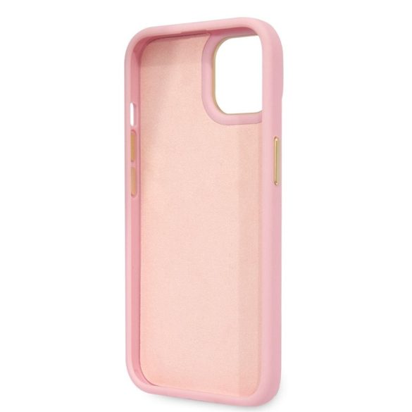 Husă din spate Apple iPhone 14 Pro GUESS GUHCP14LHGCRHP - roz