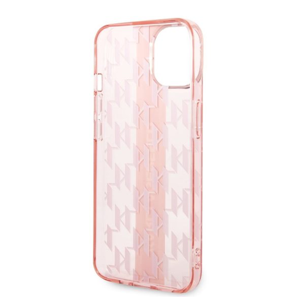 Husă din spate Apple iPhone 14 Plus KARL LAGERFELD KLHCP14MHKLSPCP - roz
