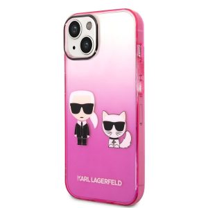 HUSĂ! - Husă din TPU pentru Apple iPhone 14 Plus KARL LAGERFELD KLHCP14MTGKCP - roz