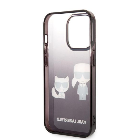 Husă din TPU pentru Apple iPhone 14 Pro KARL LAGERFELD KLHCP14LTGKCK - neagră