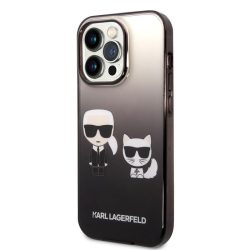   HUSĂ! - Husă din TPU pentru Apple iPhone 14 Pro Max KARL LAGERFELD KLHCP14XTGKCK - neagră