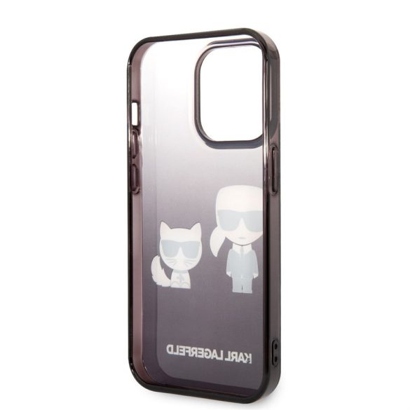 Husă din TPU pentru Apple iPhone 14 Pro Max KARL LAGERFELD KLHCP14XTGKCK - neagră
