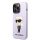 Husă din spate lichidă Apple iPhone 14 Pro KARL LAGERFELD KLHCP14LSNIKBCU - violet Husă din spate lichidă Apple iPhone 14 Pro KARL LAGERFELD KLHCP14LSNIKBCU - violet