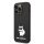 Husă din spate lichidă Apple iPhone 14 Pro Max KARL LAGERFELD KLHCP14XSNCHBCK - neagră Husă din spate lichidă Apple iPhone 14 Pro Max KARL LAGERFELD KLHCP14XSNCHBCK - neagră