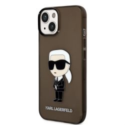   HUSĂ! - Husă din TPU pentru Apple iPhone 14 Plus KARL LAGERFELD KLHCP14MHNIKTCK - neagră