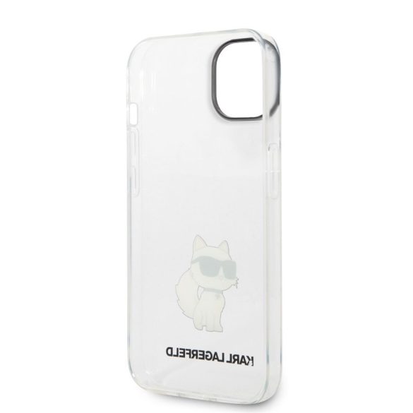 Husă din TPU pentru Apple iPhone 14 Plus KARL LAGERFELD KLHCP14MHNCHTCT - Transparentă