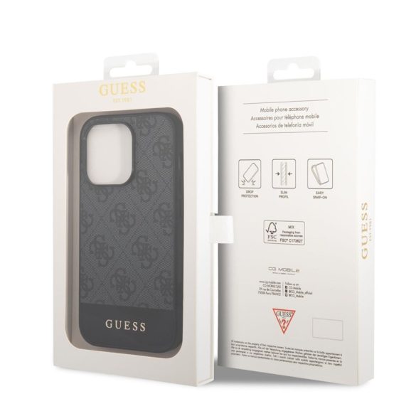 Husa din spate Apple iPhone 14 Pro Max GUESS GUHCP14XG4GLGR - gri