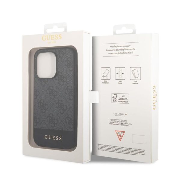 Husa din spate Apple iPhone 14 Pro Max GUESS GUHCP14XG4GLGR - gri