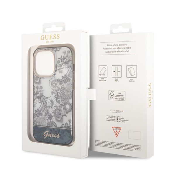 Husă din TPU pentru Apple iPhone 14 Pro Max GUESS GUHCP14XHGPLHG - gri
