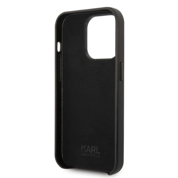Husa din spate Apple iPhone 14 Pro Max KARL LAGERFELD KLHCP14XFWHK - negru