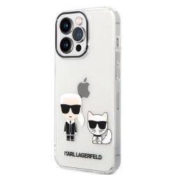   HUSĂ! - Husă din TPU pentru Apple iPhone 14 Pro KARL LAGERFELD KLHCP14LTGKTR - Transparentă