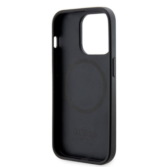 Husa din spate GUESS GUHMP14XHGCFSEK MagSafe pentru Apple iPhone 14 Pro Max - Carcasa neagra