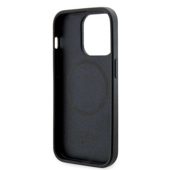Husa din spate GUESS GUHMP14XHGCFSEK MagSafe pentru Apple iPhone 14 Pro Max - Carcasa neagra
