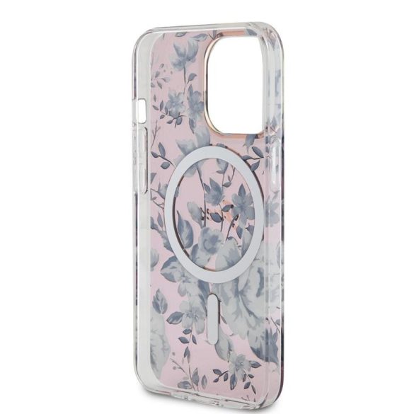 Husa din spate GUESS GUHMP14LHCFWSP MagSafe pentru Apple iPhone 14 Pro - Husa roz