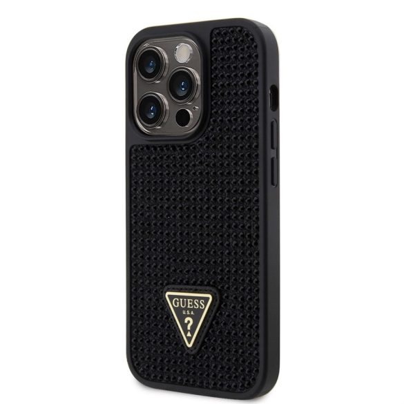 Husă din spate Apple iPhone 14 Pro Max GUESS GUHCP14XHDGTPK - neagră