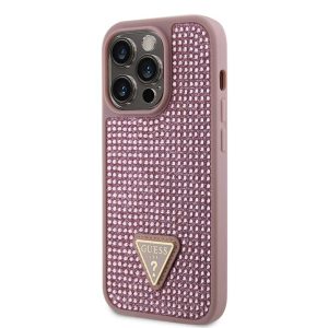 Husa din spate Apple iPhone 14 Pro GUESS GUHCP14LHDGTPP - Husa roz