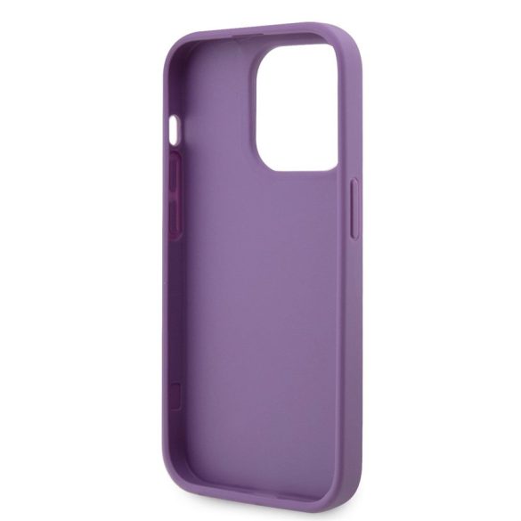 Husa din spate Apple iPhone 14 Pro GUESS GUHCP14LHDGTPU - Carcasa violet