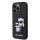 Husa din spate Apple iPhone 14 Pro Max KARL LAGERFELD KLHCP14XSANKCPK - Husa neagra Husa din spate Apple iPhone 14 Pro Max KARL LAGERFELD KLHCP14XSANKCPK - Husa neagra