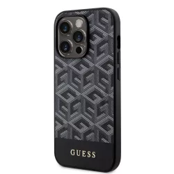   HUSĂ! - Husa din spate GUESS GUHMP13LHGCFSEK MagSafe pentru Apple iPhone 13 Pro - Husa neagra