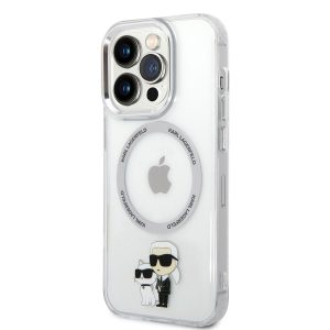 Apple iPhone 13 Pro Max KARL LAGERFELD KLHMP13XHNKCIT Husă din TPU Magsafe - Husă transparentă