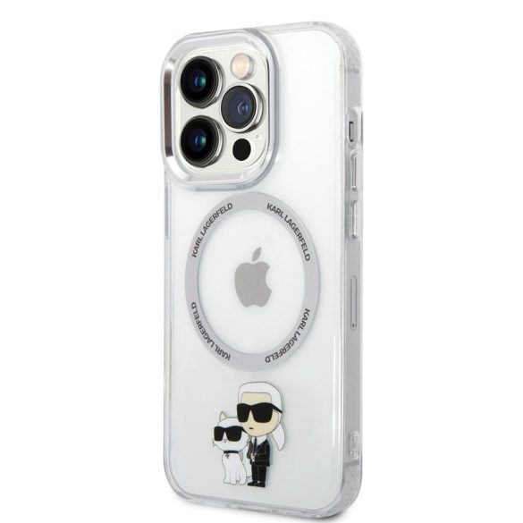 Apple iPhone 13 Pro Max KARL LAGERFELD KLHMP13XHNKCIT Husă din TPU Magsafe - Husă transparentă