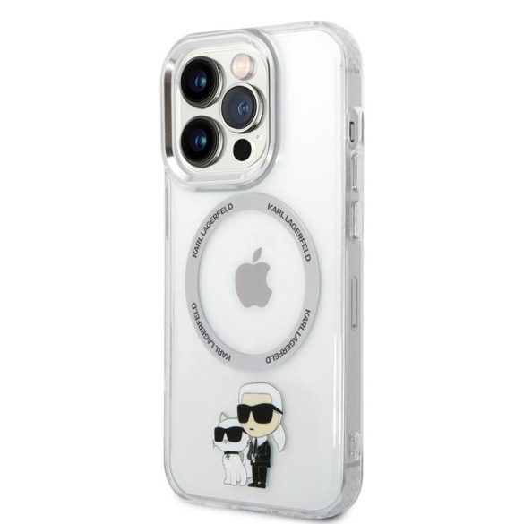Apple iPhone 13 Pro Max KARL LAGERFELD KLHMP13XHNKCIT Husă din TPU Magsafe - Husă transparentă