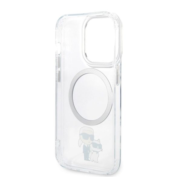 Apple iPhone 13 Pro Max KARL LAGERFELD KLHMP13XHNKCIT Husă din TPU Magsafe - Husă transparentă