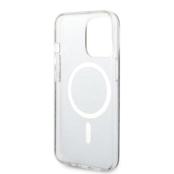 Husa din spate Apple iPhone 13 Pro Max GUESS GUHMP13XH4STK MagSafe - Husa neagra
