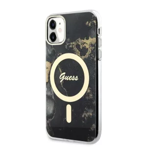 HUSĂ! - Apple iPhone 11 GUESS GUHMN61HTMRSK MagSafe Husă spate - Negru husă