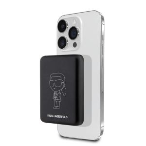 Karl Lagerfeld KLPBMKIOTTGK 3000 mAh Magsafe Powerbank - Negru
