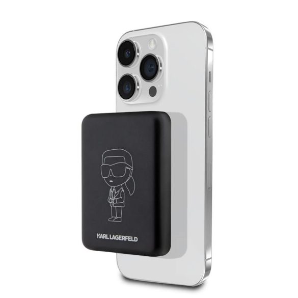 Karl Lagerfeld KLPBMKIOTTGK 3000 mAh Magsafe Powerbank - Negru