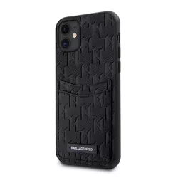   HUSĂ! - Husa din spate Apple iPhone 11 KARL LAGERFELD KLHCN61SAKLHPPK - Husa neagra