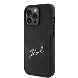   HUSĂ! - Husa din spate Apple iPhone 13 Pro KARL LAGERFELD KLHCP13LSAPKSK - Husa neagra