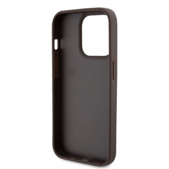 Husă din spate Apple iPhone 15 Pro GUESS GUHCP15LP4TDPW - maro